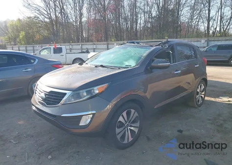 2013 Kia Sportage Ex from USA, damaged, VIN KNDPC3A23D7474660